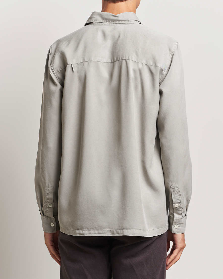 Herre | Skjorter | A Day's March | Balain Lyocell Shirt Rock Grey