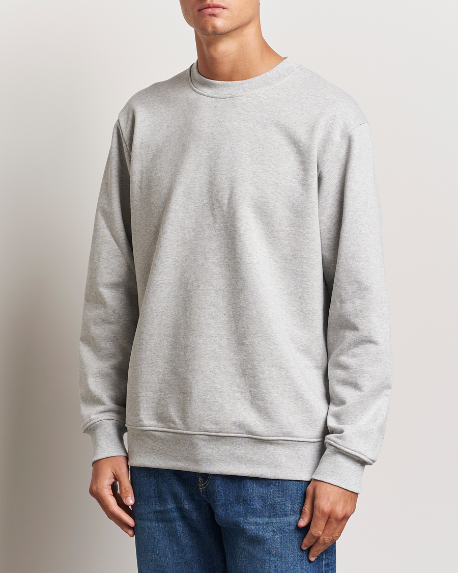 Herre | Gensere | A Day's March | Etienne Sweatshirt Grey Melange