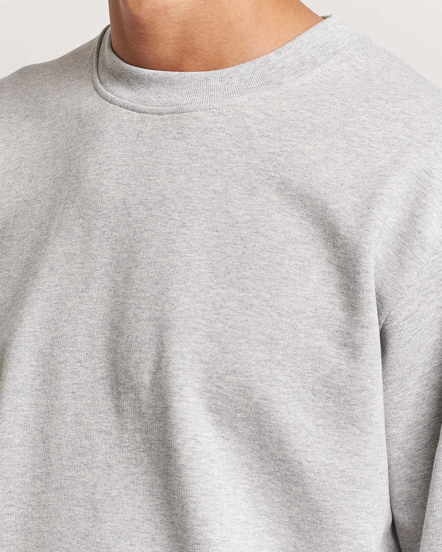 Herre | Gensere | A Day's March | Etienne Sweatshirt Grey Melange