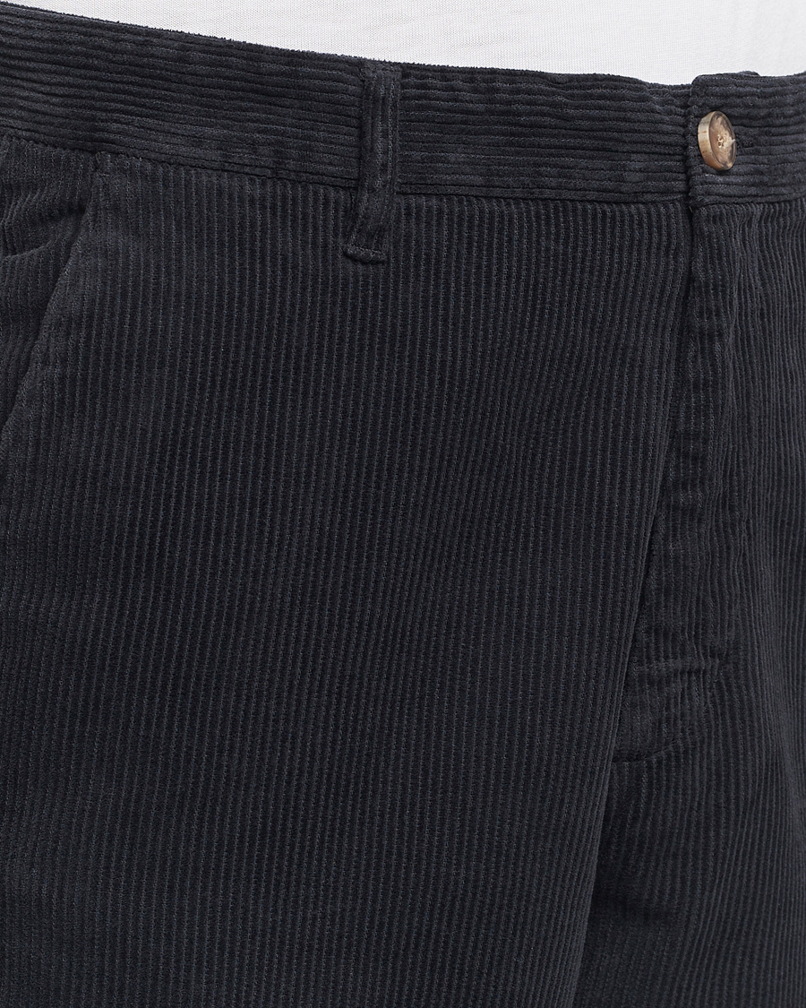 Herre | Bukser | A Day's March | Redwood Corduroy Trousers Black