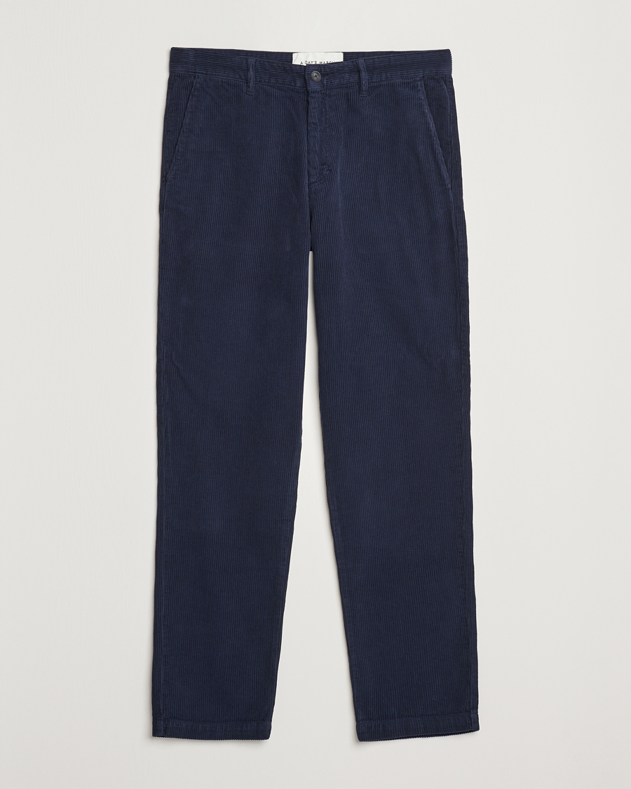 Herre | Bukser | A Day's March | Miller Corduroy Trousers Navy