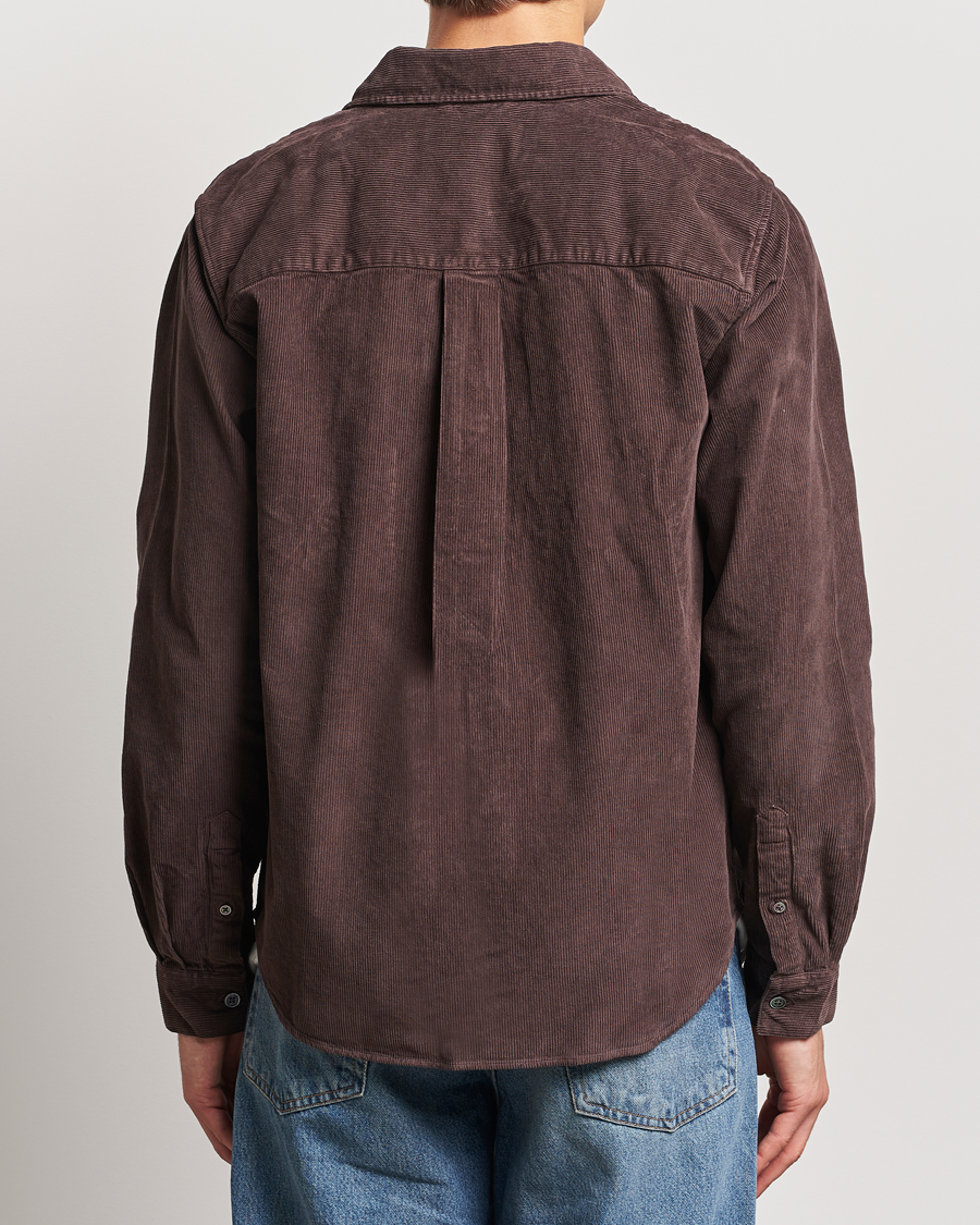 Herre | Skjorter | A Day's March | Denver Corduroy Shirt Chocolate