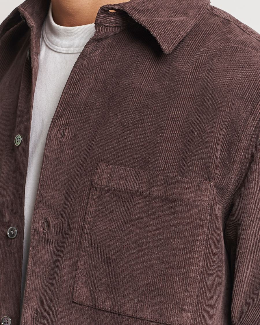 Herre | Skjorter | A Day's March | Denver Corduroy Shirt Chocolate