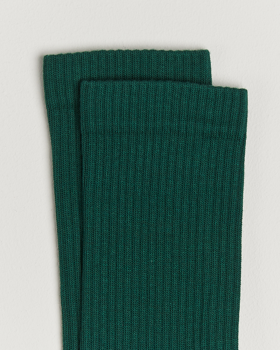 Herre | Undertøy | Sweyd | Crew Cotton Socks Green