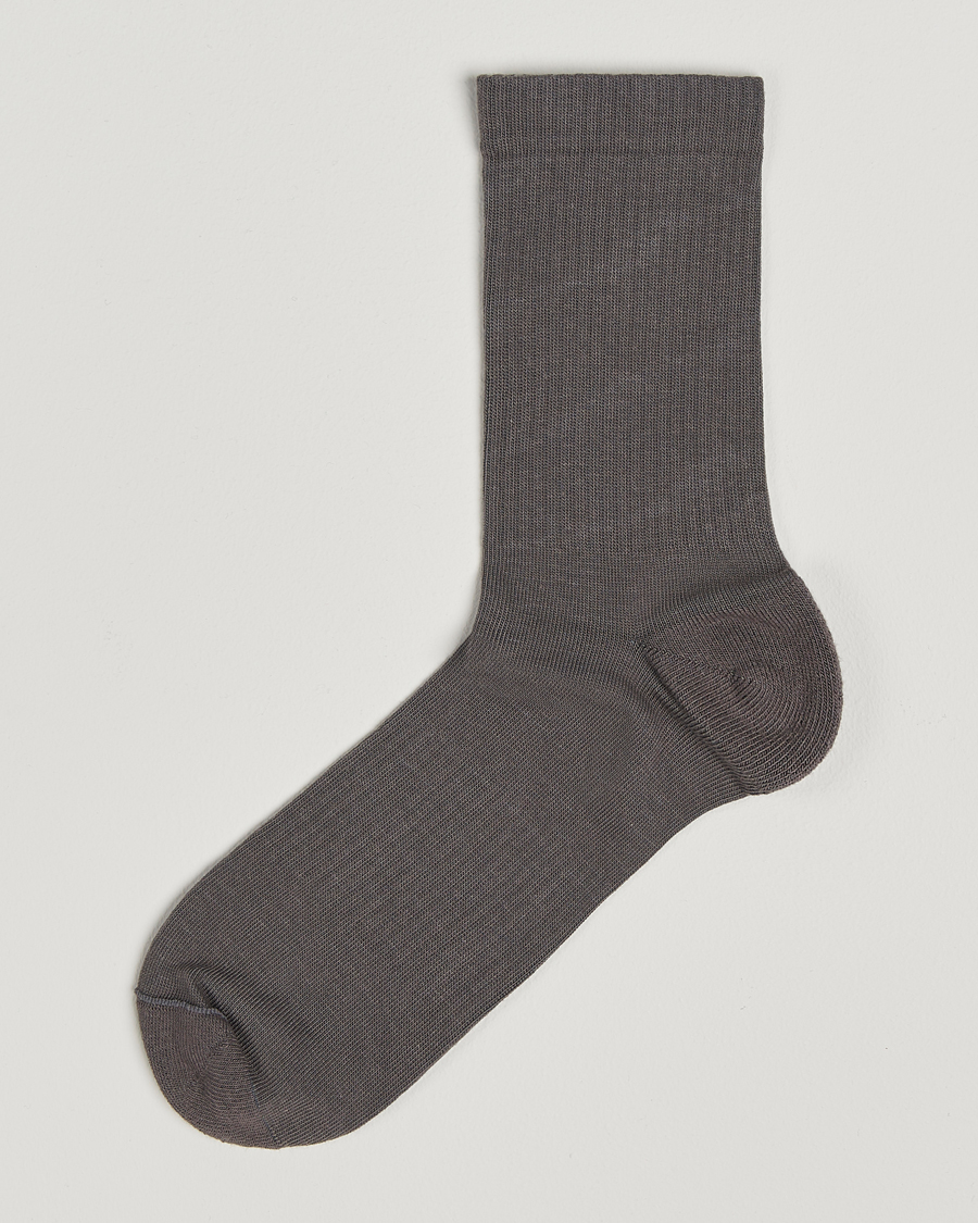 Herre | Undertøy | Sweyd | Crew Cotton Socks Grey