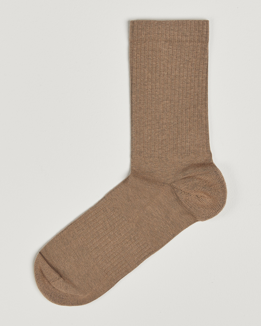 Herre | Undertøy | Sweyd | Crew Cotton Socks Sand