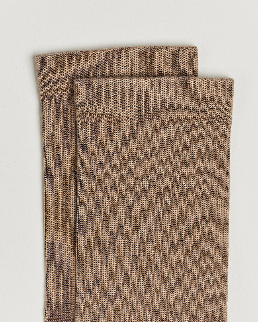 Herre | Undertøy | Sweyd | Crew Cotton Socks Sand