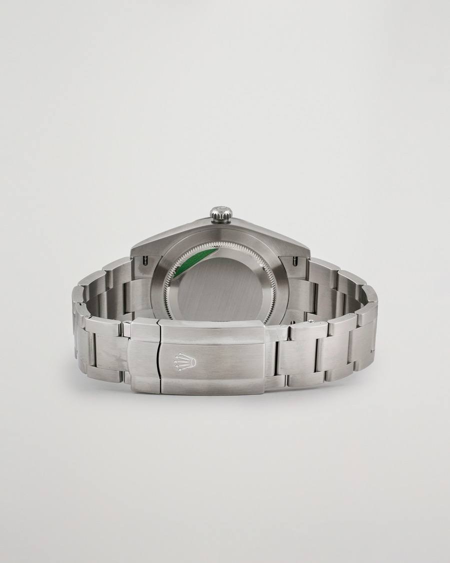 Herre | Rolex Pre-Owned Oyster Perpetual 124300 Black Silver | Rolex Pre-Owned | Oyster Perpetual 124300 Black Silver