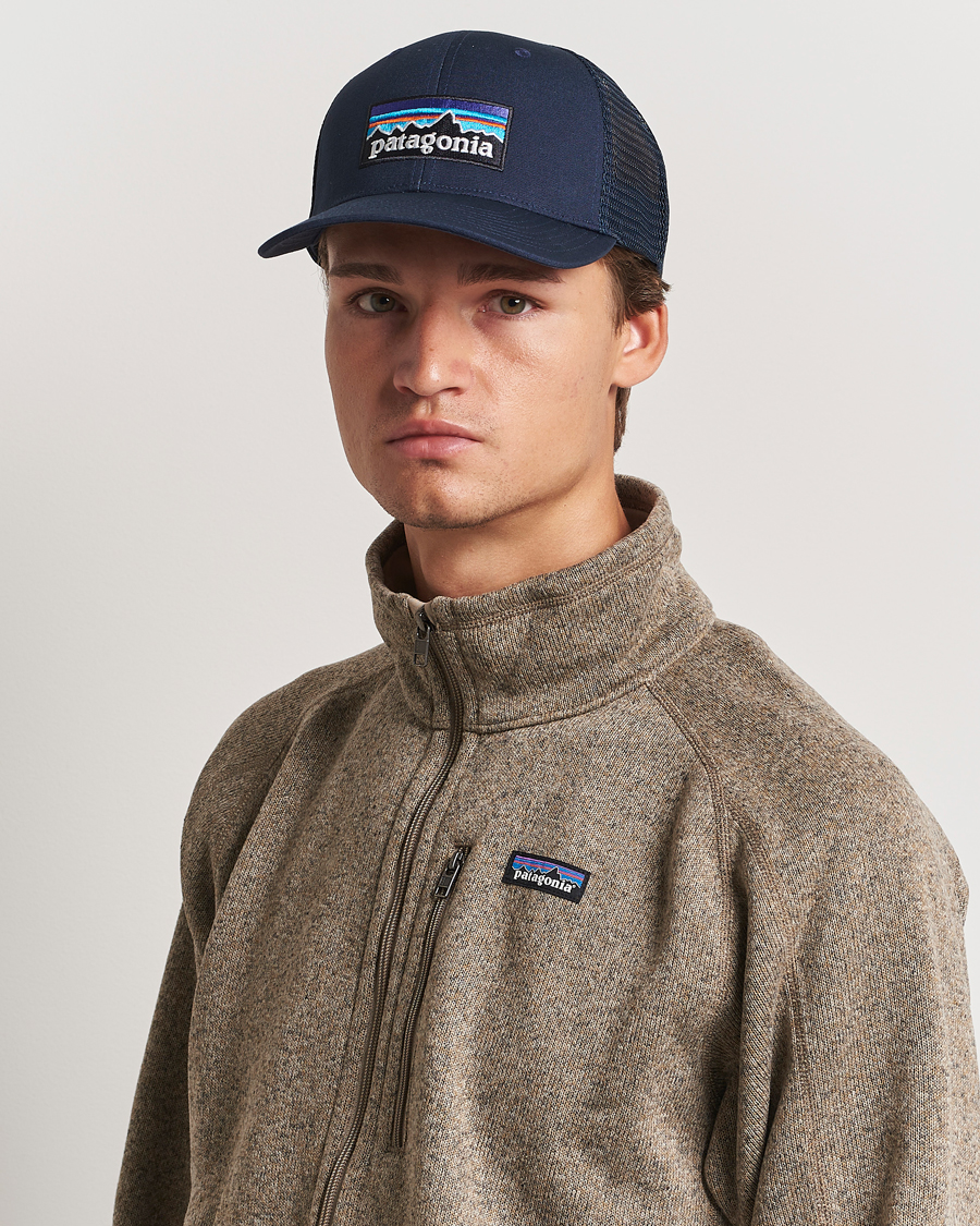 Herre | Hatter og capser | Patagonia | P-6 Logo Trucker Hat New Navy