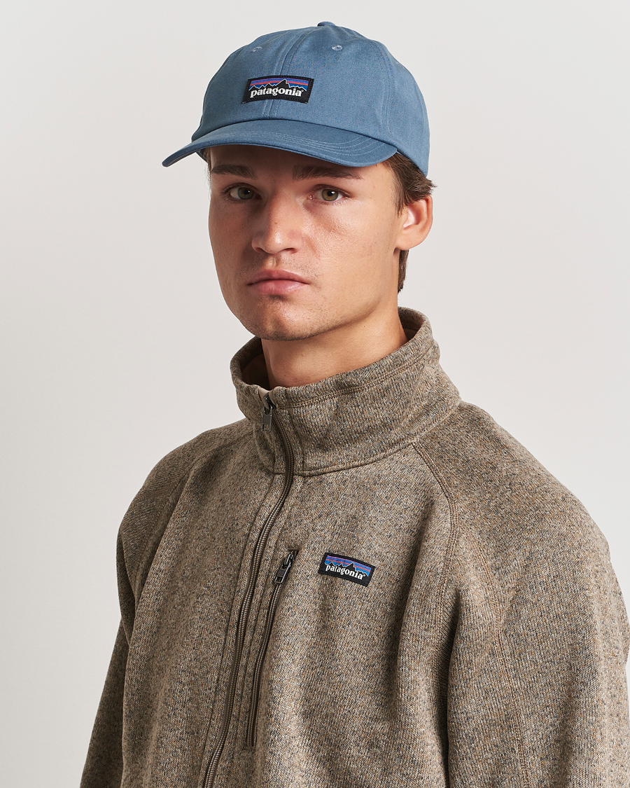 Herre | Patagonia P-6 Label Trad Cap Utility Blue | Patagonia | P-6 Label Trad Cap Utility Blue