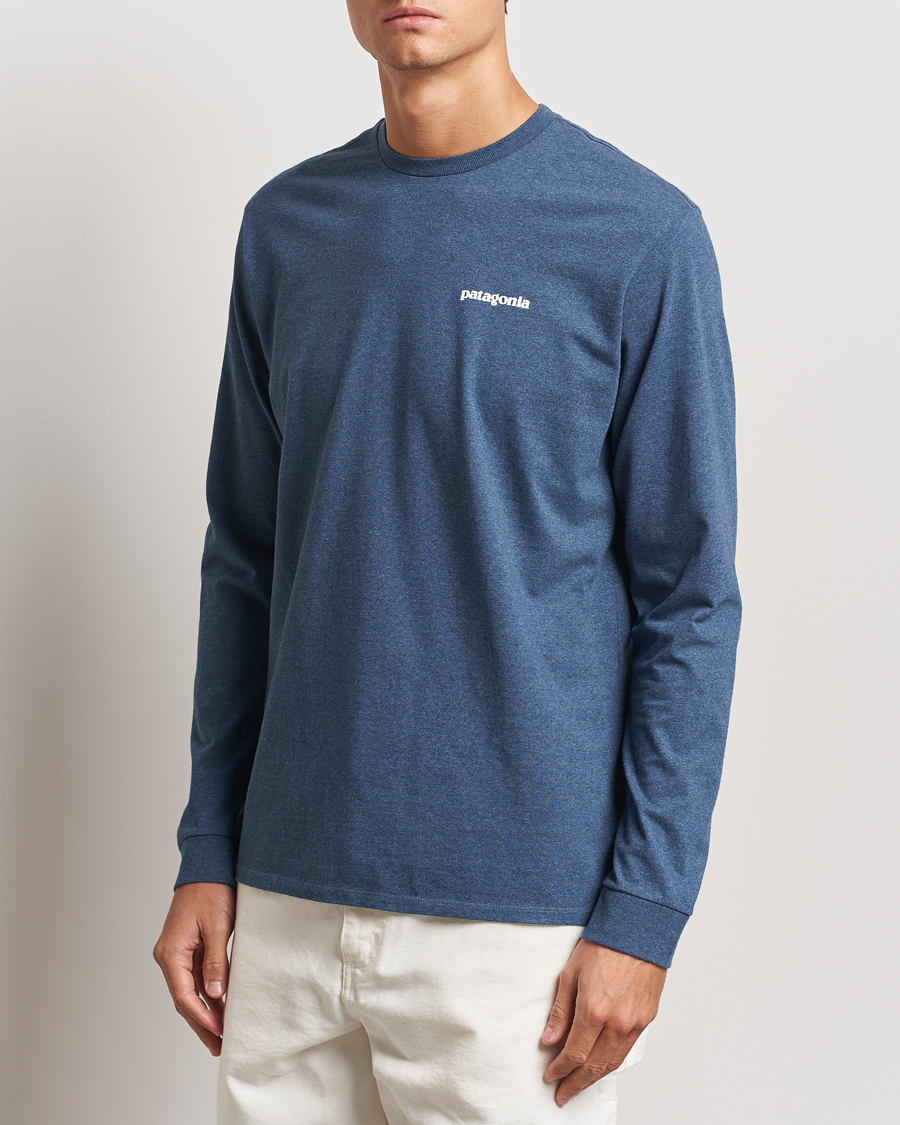 Herre | T-Shirts | Patagonia | P-6 Logo Responsibiliti T-Shirt Utility Blue