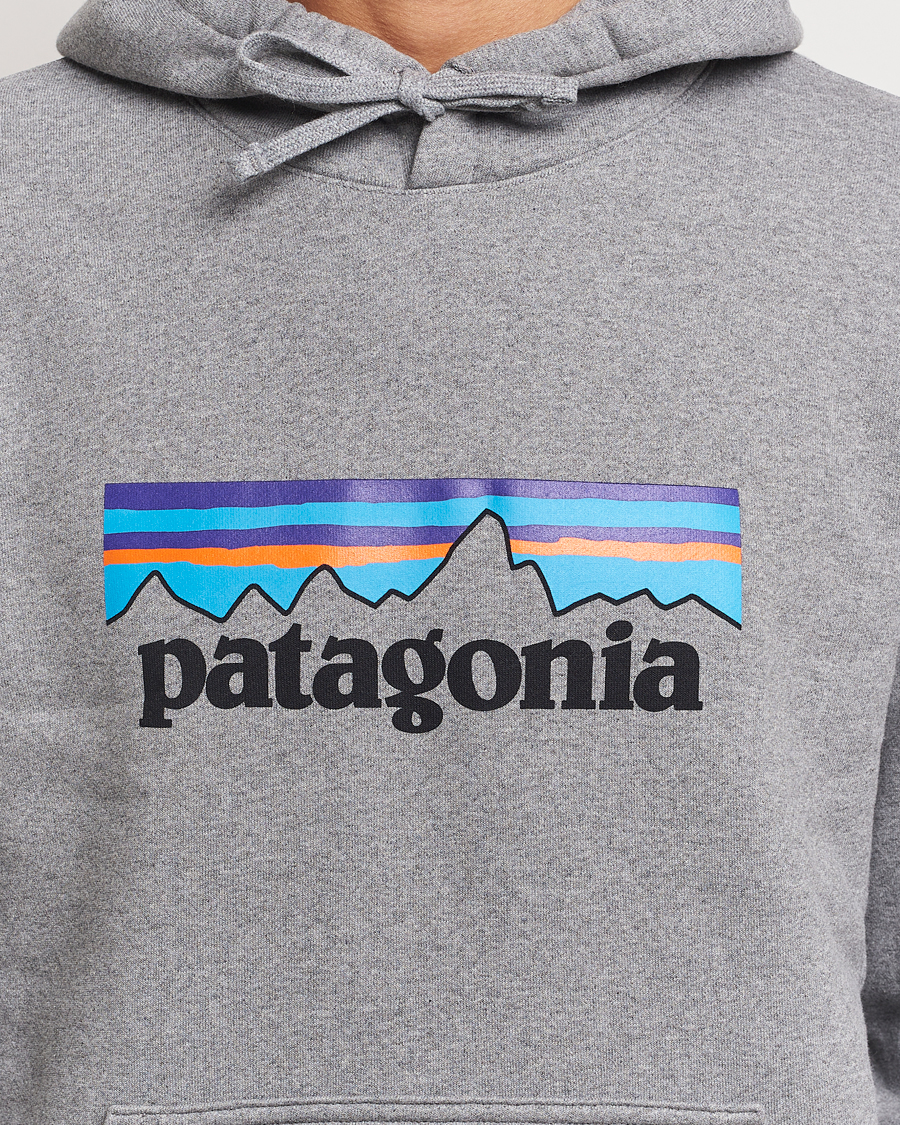 Herre | Gensere | Patagonia | P-6 Logo Uprisal Hoody Gravel Heather