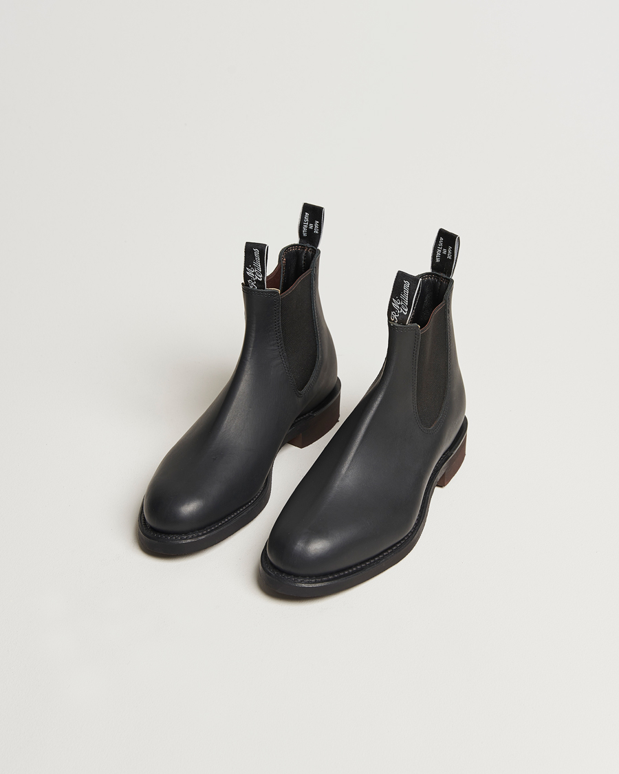 Herre | Støvler | R.M.Williams | Gardener G Boot Greasy Kip Black