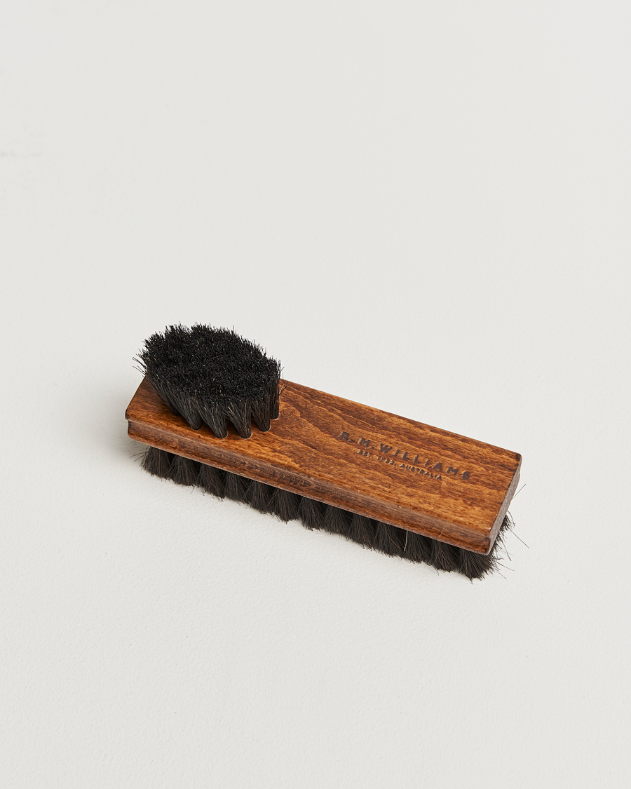 Herre | Skopleie | R.M.Williams | Double Sided Brush Black