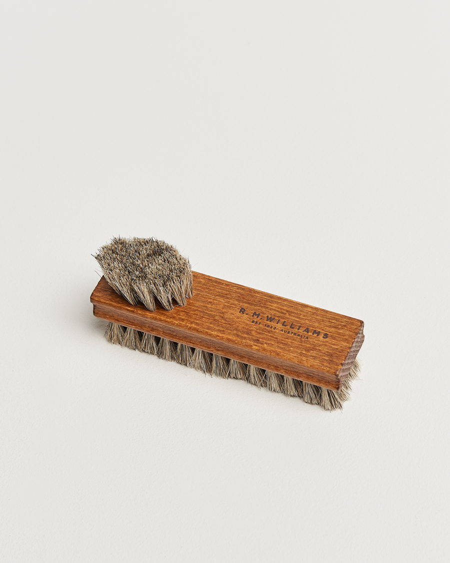 Herre | Skopleie | R.M.Williams | Double Sided Brush Natural