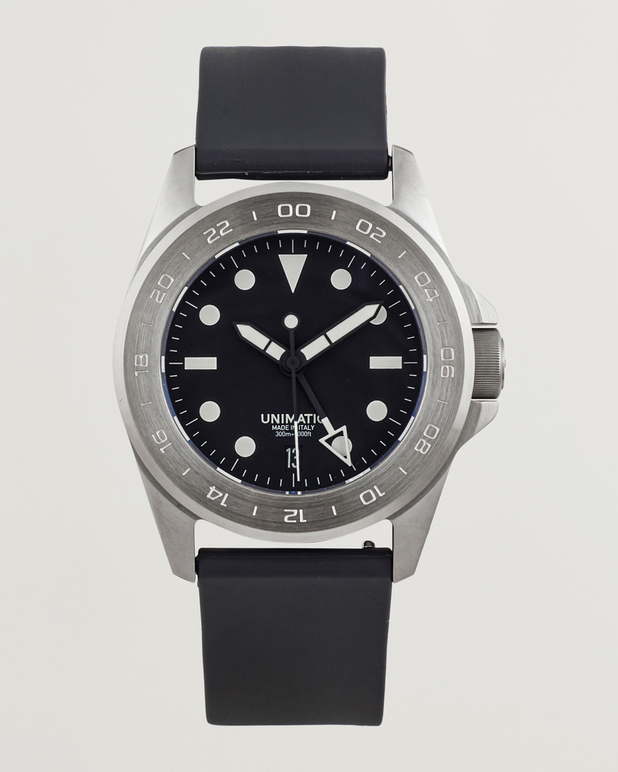 Herre | UNIMATIC Modello Quattro GMT Limited Watch Black | UNIMATIC | Modello Quattro GMT Limited Watch Black