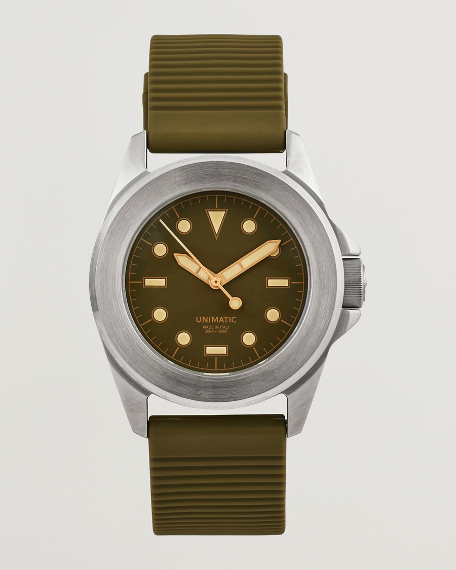 Herre | UNIMATIC Modello Quattro - Limited Watch Olive | UNIMATIC | Modello Quattro - Limited Watch Olive