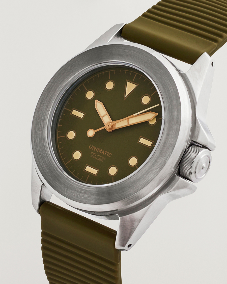 Herre | UNIMATIC Modello Quattro - Limited Watch Olive | UNIMATIC | Modello Quattro - Limited Watch Olive