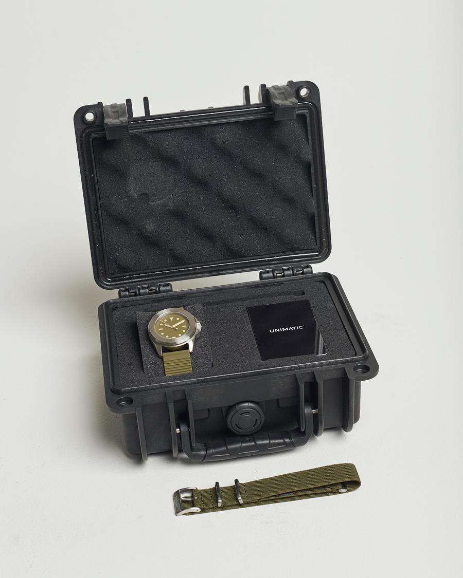 Herre | UNIMATIC Modello Quattro - Limited Watch Olive | UNIMATIC | Modello Quattro - Limited Watch Olive