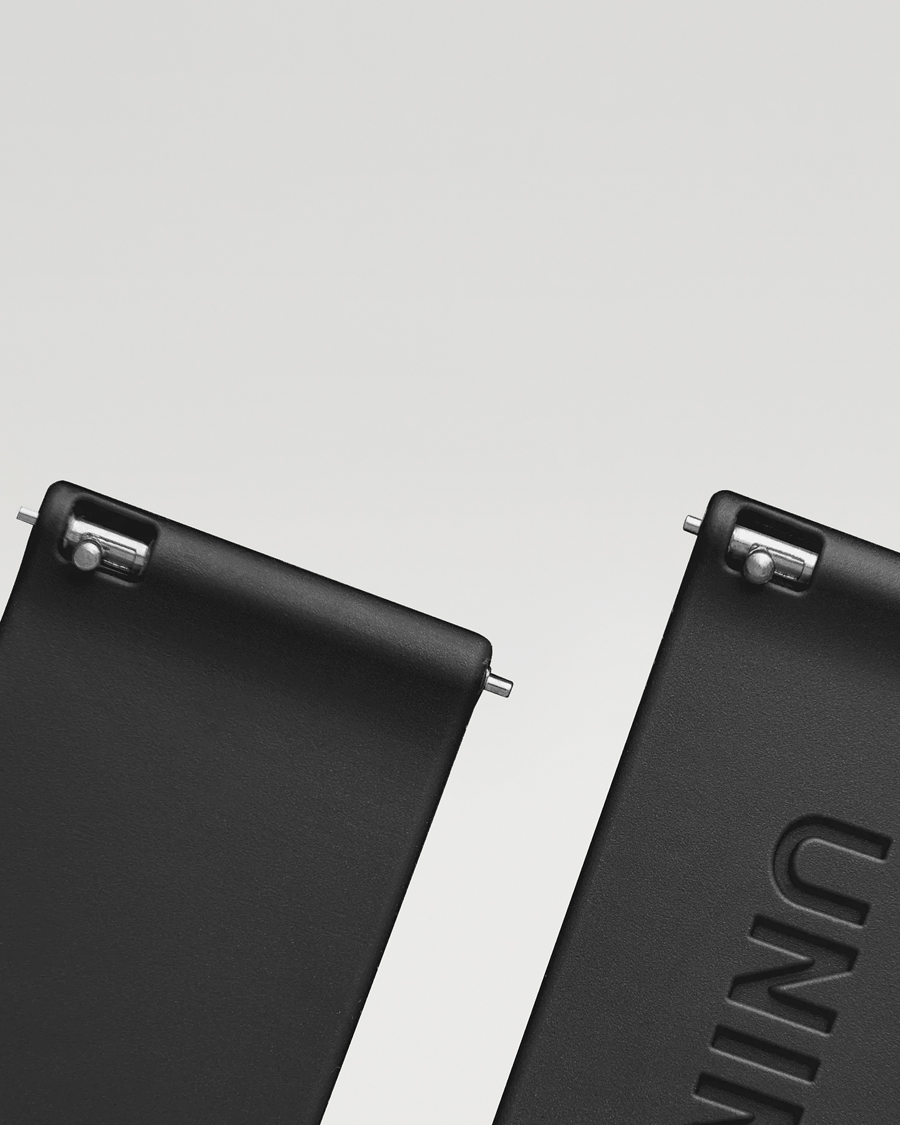 Herre | Klokkeremmer | UNIMATIC | TPU Quick Relese 22mm Strap Black