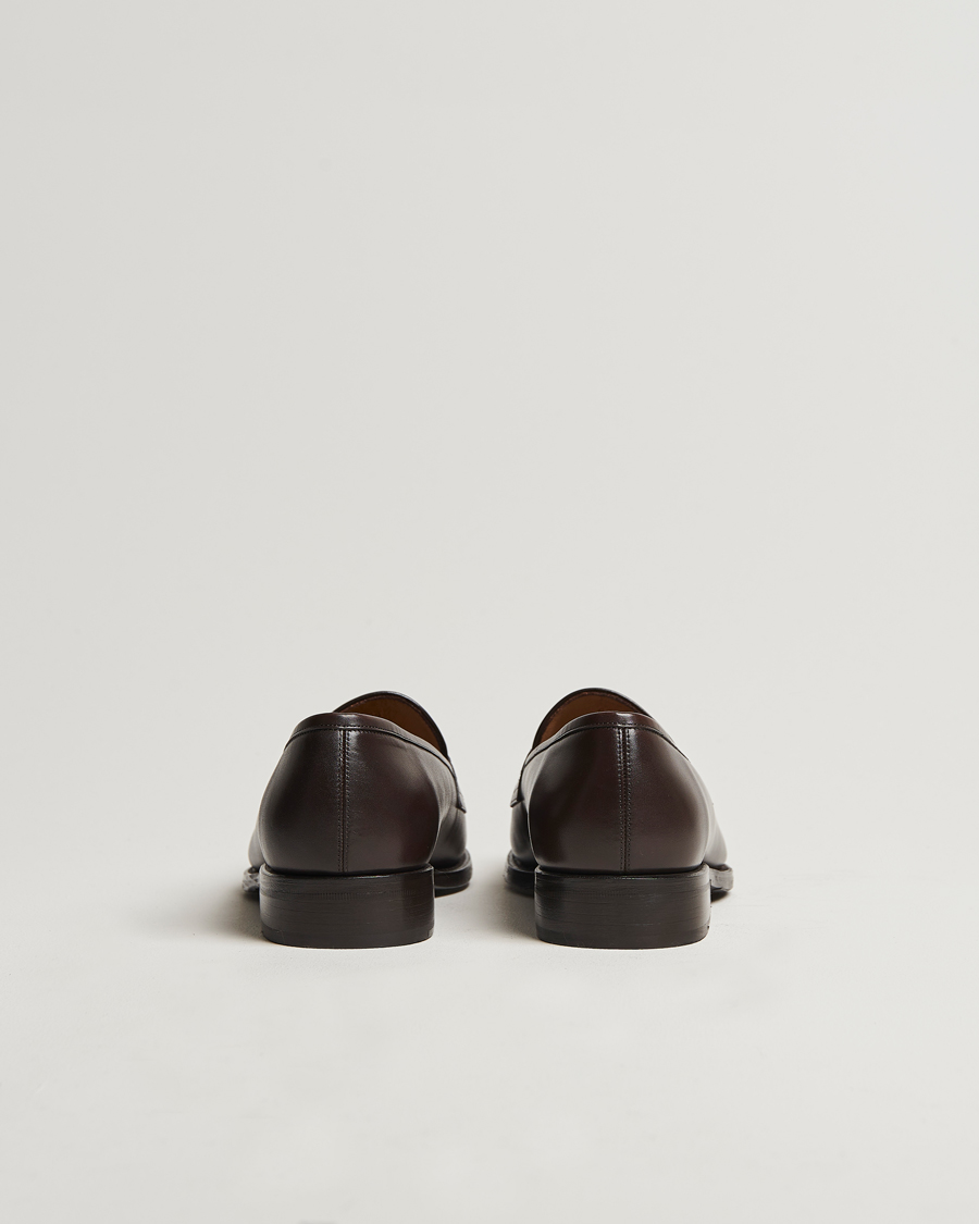 Herre | Loafers | Oscar Jacobson | Penny Loafers Dark Mud Brown