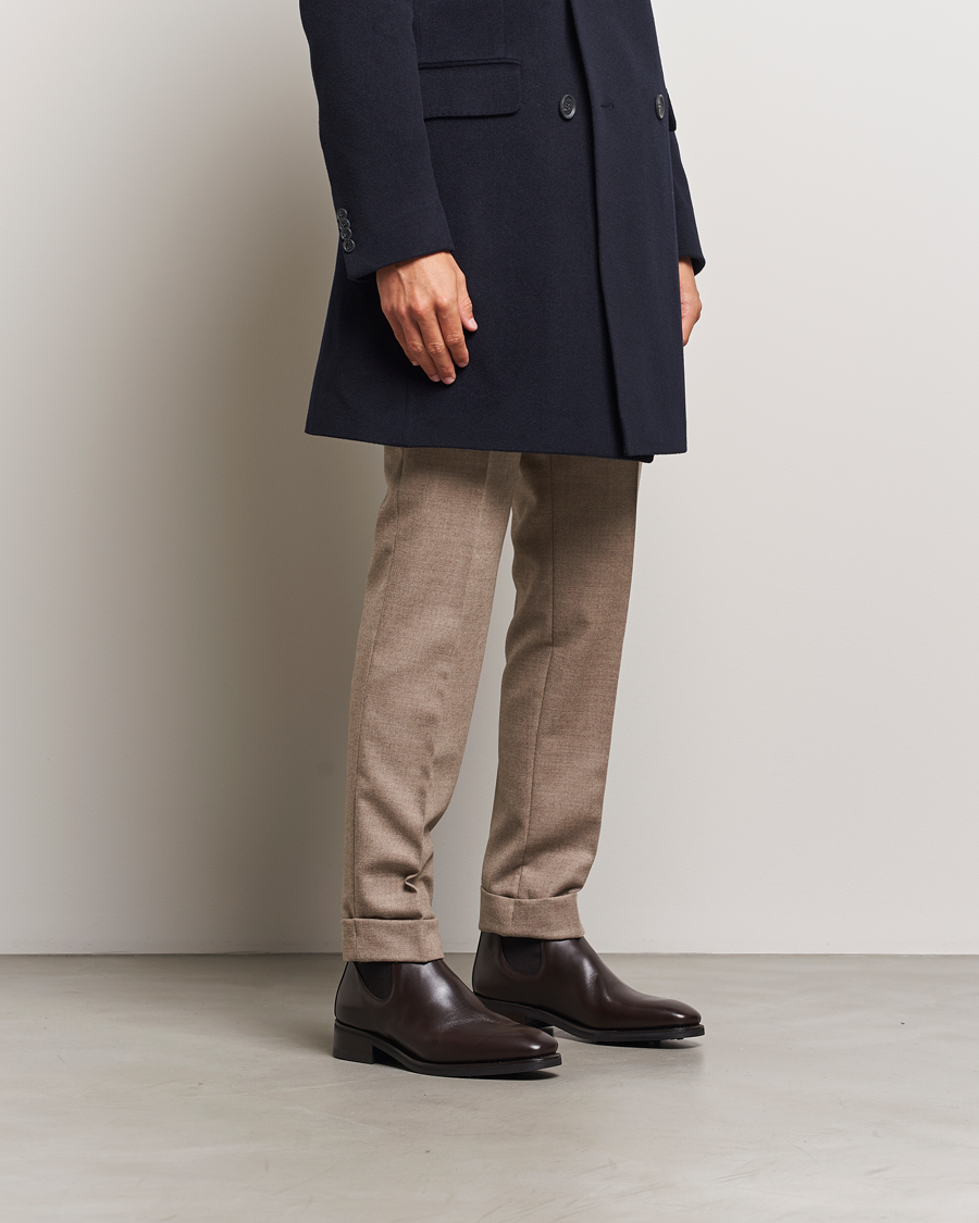 Herre | Støvler | Oscar Jacobson | Chelsea Boots Dark Mud Brown