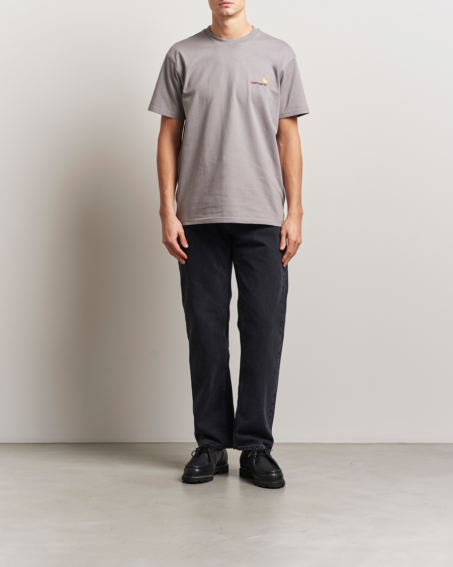 Herre | T-Shirts | Carhartt WIP | American Script T-Shirt Yosemite