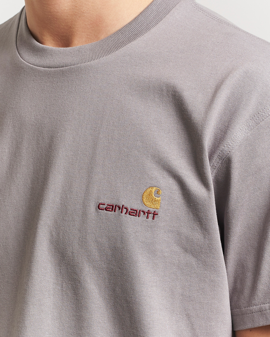 Herre | T-Shirts | Carhartt WIP | American Script T-Shirt Yosemite