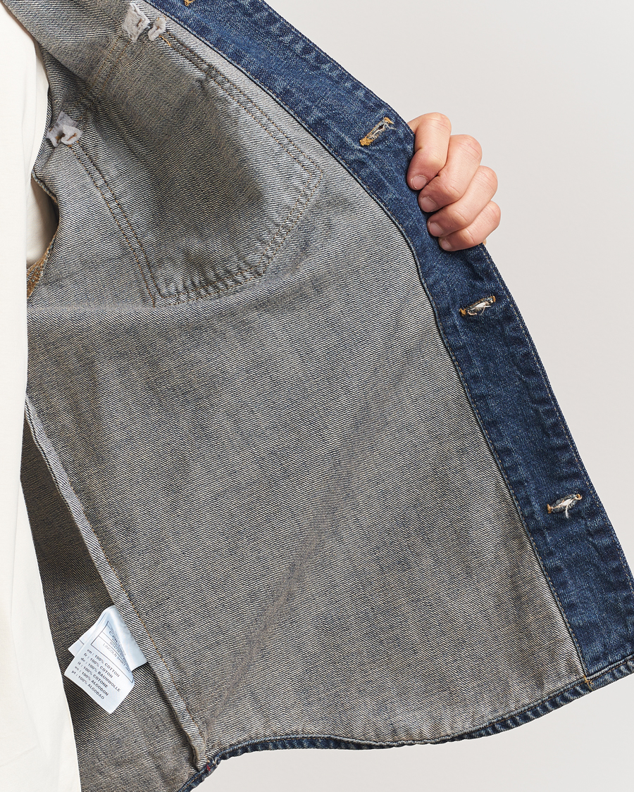 Herre | Skjorter | Carhartt WIP | Lincoln Denim Shirt Jacket Blue Worn