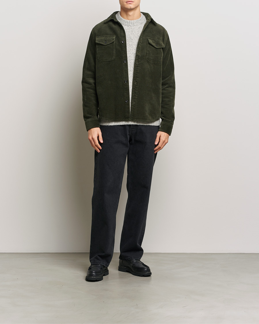 Herre | Skjorter | LES DEUX | Kody Heavy Corduroy Overshirt Rosin