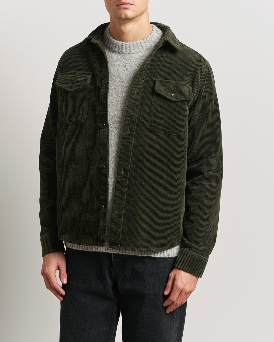 Herre | Skjorter | LES DEUX | Kody Heavy Corduroy Overshirt Rosin