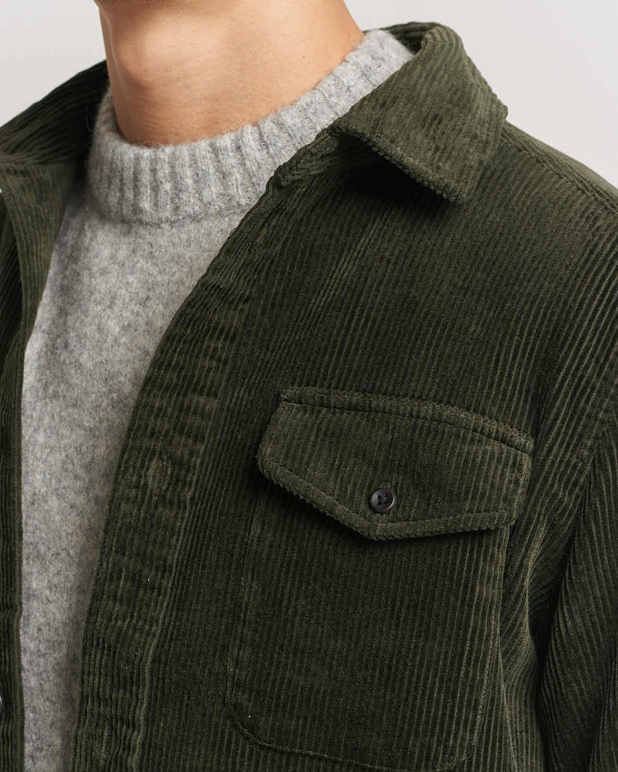 Herre | Skjorter | LES DEUX | Kody Heavy Corduroy Overshirt Rosin