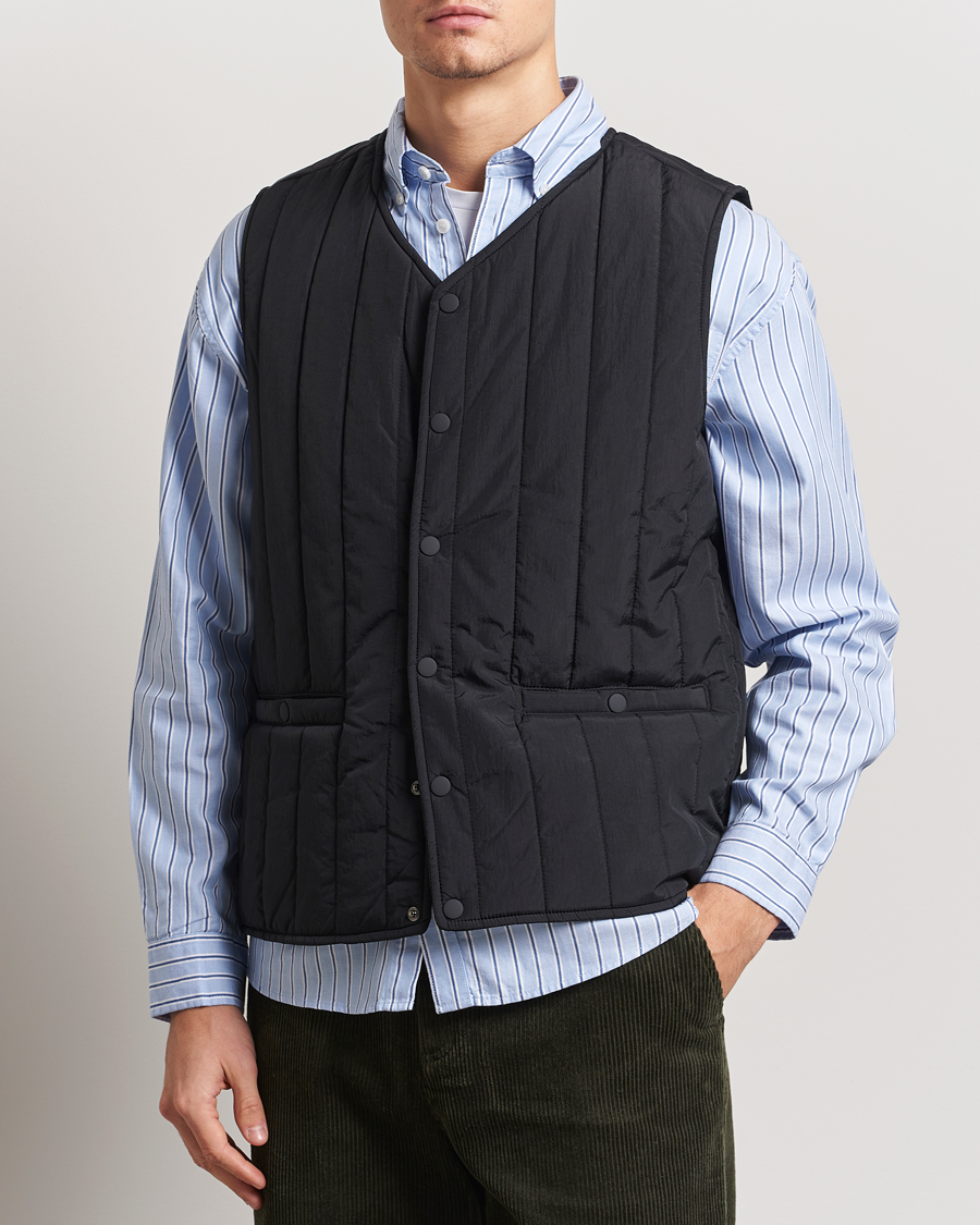Herre | Vester | LES DEUX | Martin Nylon Paded Vest Black