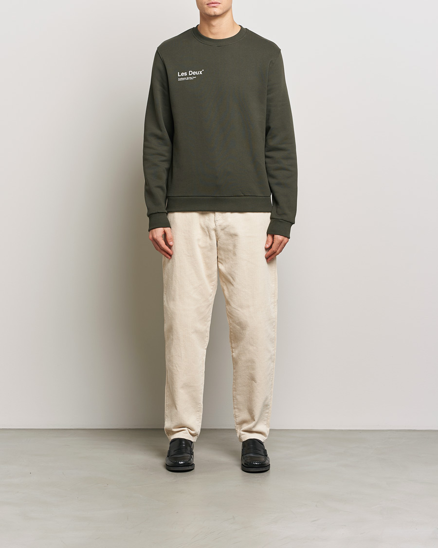 Herre | Gensere | LES DEUX | Brody Printed Sweatshirt 2.0 Rosin