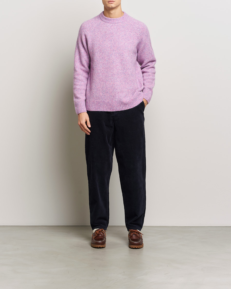 Herre | Gensere | LES DEUX | Gilbert Roundneck Knit Oyster Rose Melange