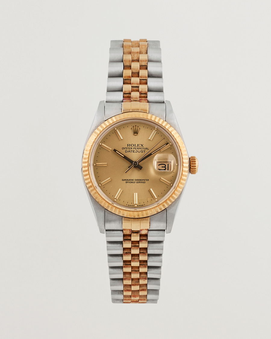 Herre | Rolex Pre-Owned Datejust 16013 G/S Silver | Rolex Pre-Owned | Datejust 16013 G/S Silver