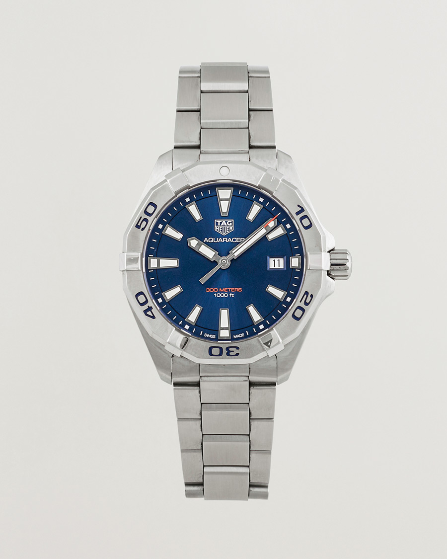 Herre | Tag Heuer Pre-Owned Aquaracer 300M WBD112 Silver | Tag Heuer Pre-Owned | Aquaracer 300M WBD112 Silver