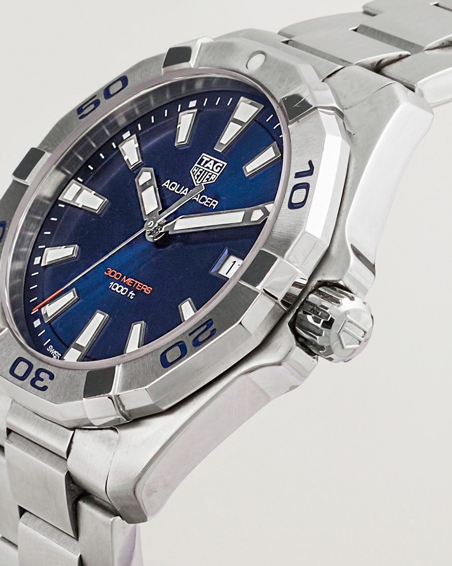 Herre | Tag Heuer Pre-Owned Aquaracer 300M WBD112 Silver | Tag Heuer Pre-Owned | Aquaracer 300M WBD112 Silver