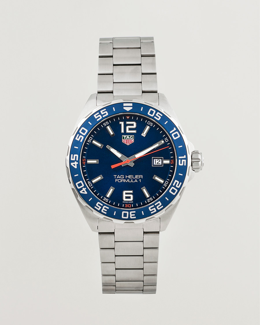 Herre | Tag Heuer Pre-Owned Formula 1 WAZ1010 Silver | Tag Heuer Pre-Owned | Formula 1 WAZ1010 Silver