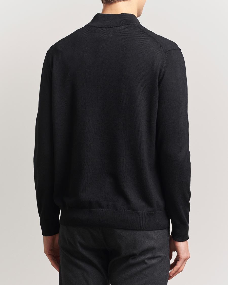 Herre | Gensere | NN07 | Sergio Merino Knitted Half Zip Black