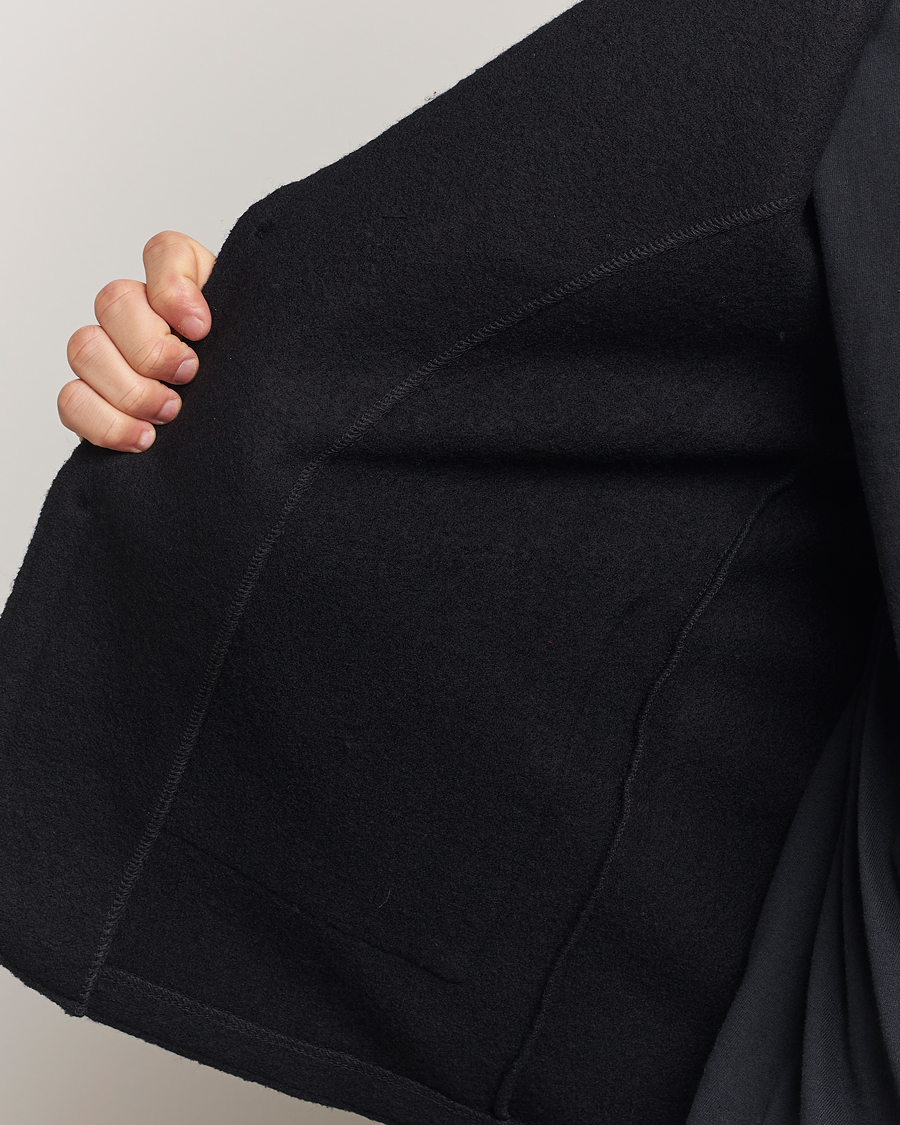 Herre | Dressjakker | NN07 | Boiled Wool Knitted Blazer Black