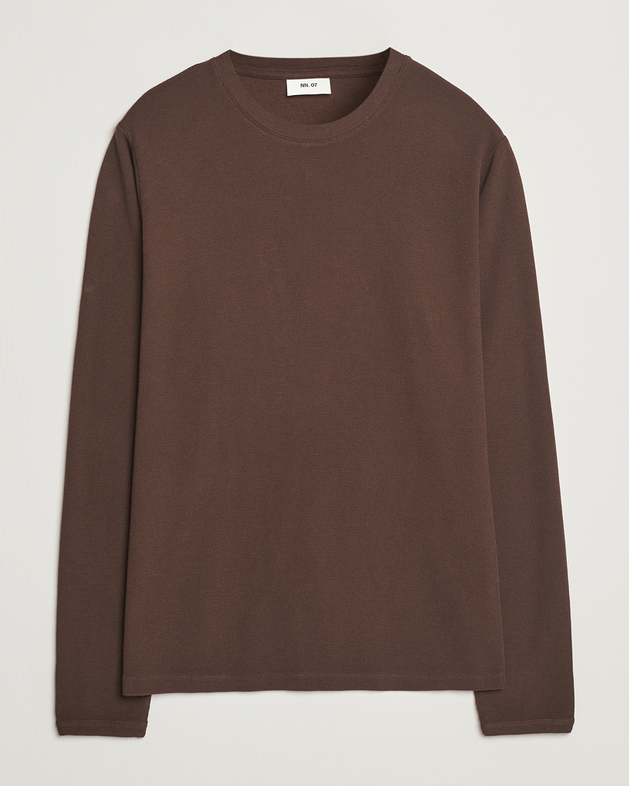 Herre | Gensere | NN07 | Clive Knitted Sweater Demitasse Brown