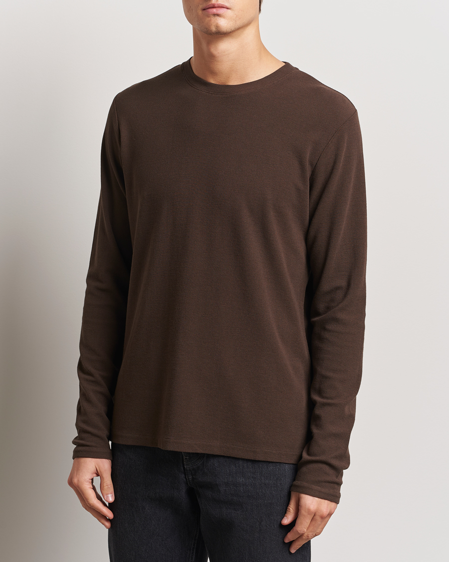 Herre | Gensere | NN07 | Clive Knitted Sweater Demitasse Brown