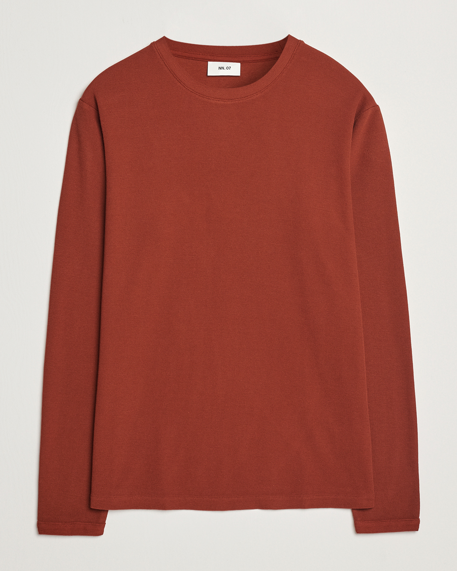 Herre | Gensere | NN07 | Clive Knitted Sweater Rust Red