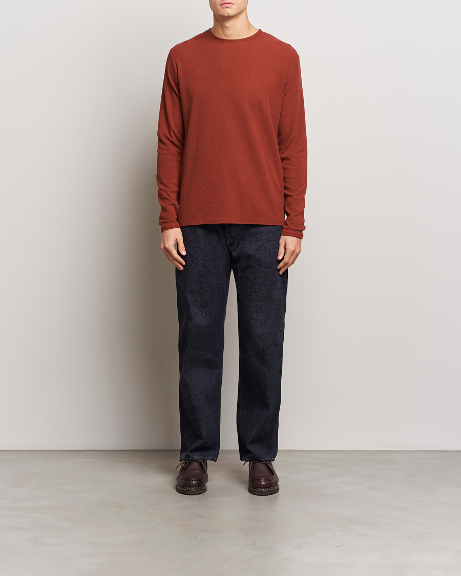Herre | Gensere | NN07 | Clive Knitted Sweater Rust Red