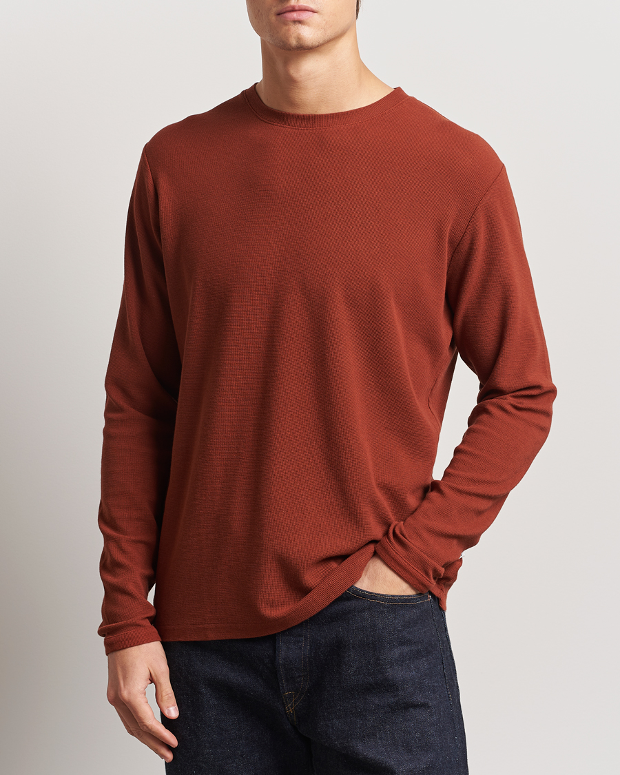 Herre | Gensere | NN07 | Clive Knitted Sweater Rust Red