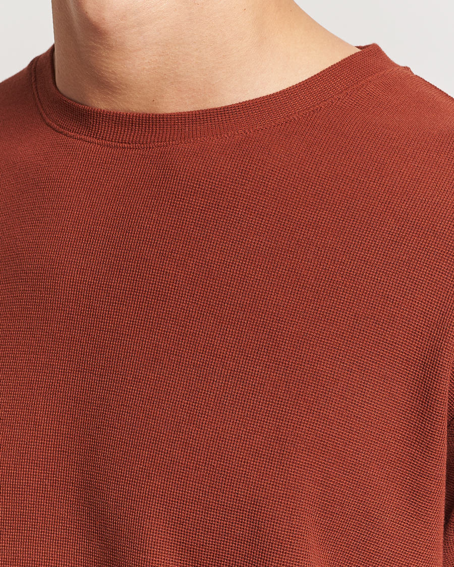 Herre | Gensere | NN07 | Clive Knitted Sweater Rust Red