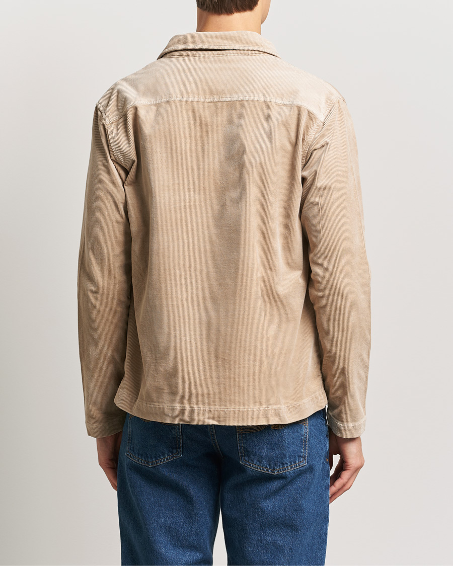 Herre | Skjorter | NN07 | Zander Corduroy Overshirt White Peppar