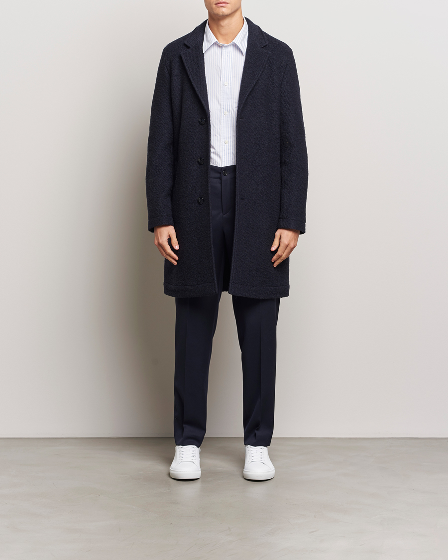 Herre | Bukser | Filippa K | Tailored Drawstring Trousers Navy