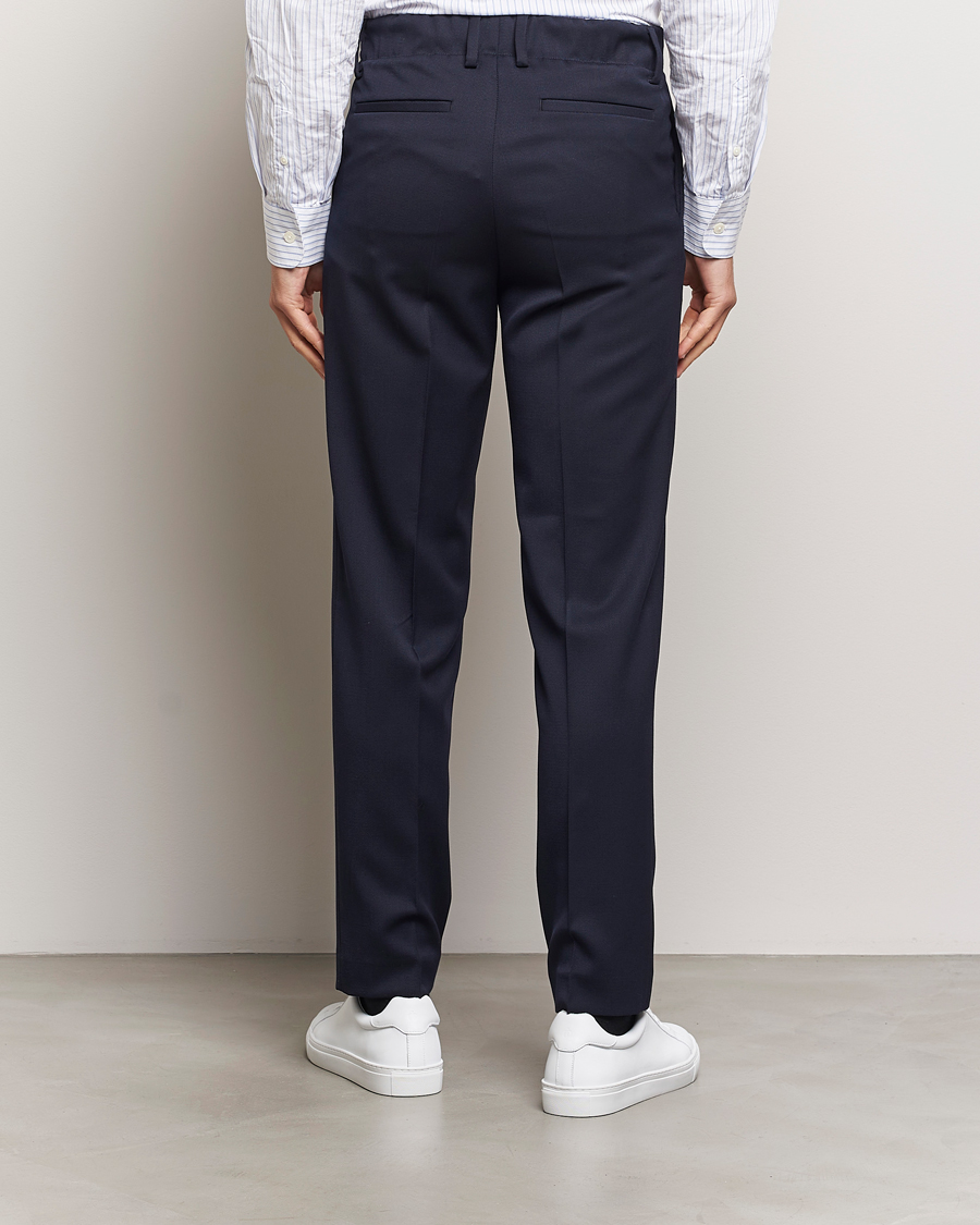 Herre | Bukser | Filippa K | Tailored Drawstring Trousers Navy